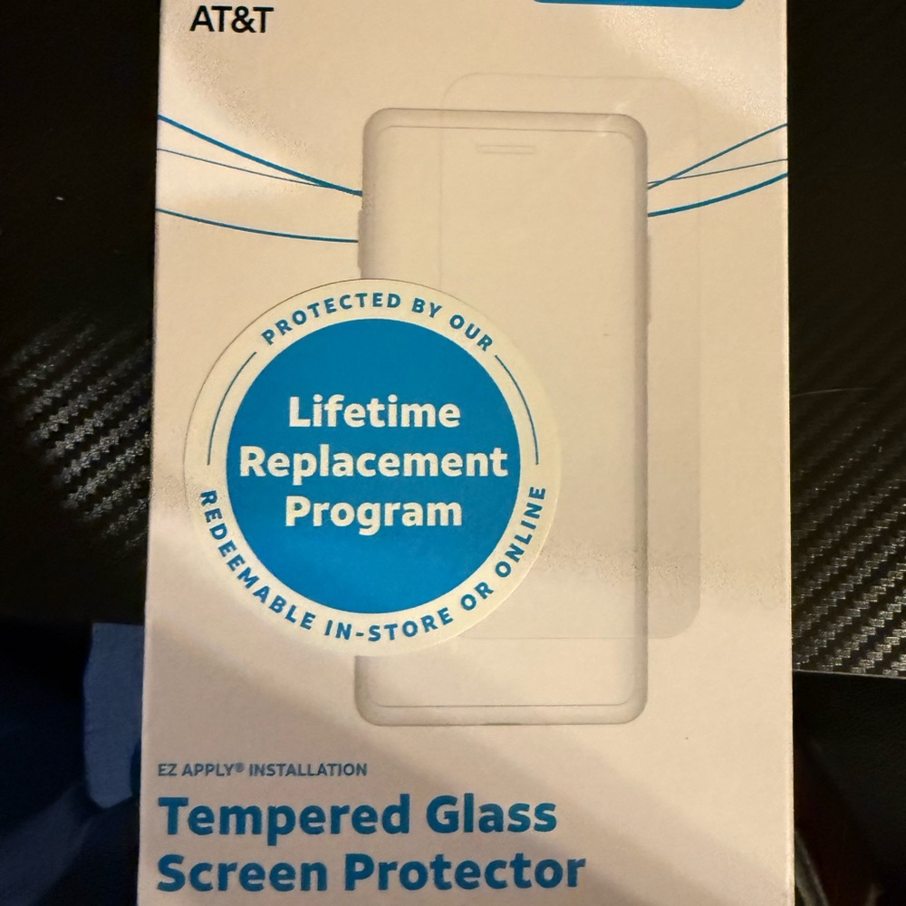 Tempered Glass Screen Protector - White